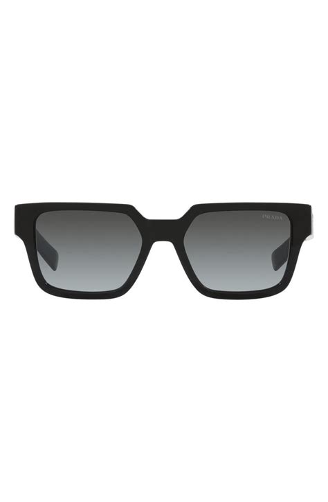 Prada 54mm Gradient Square Sunglasses 